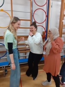 laughter is the best medicine during an inset workshops for teachers and staff